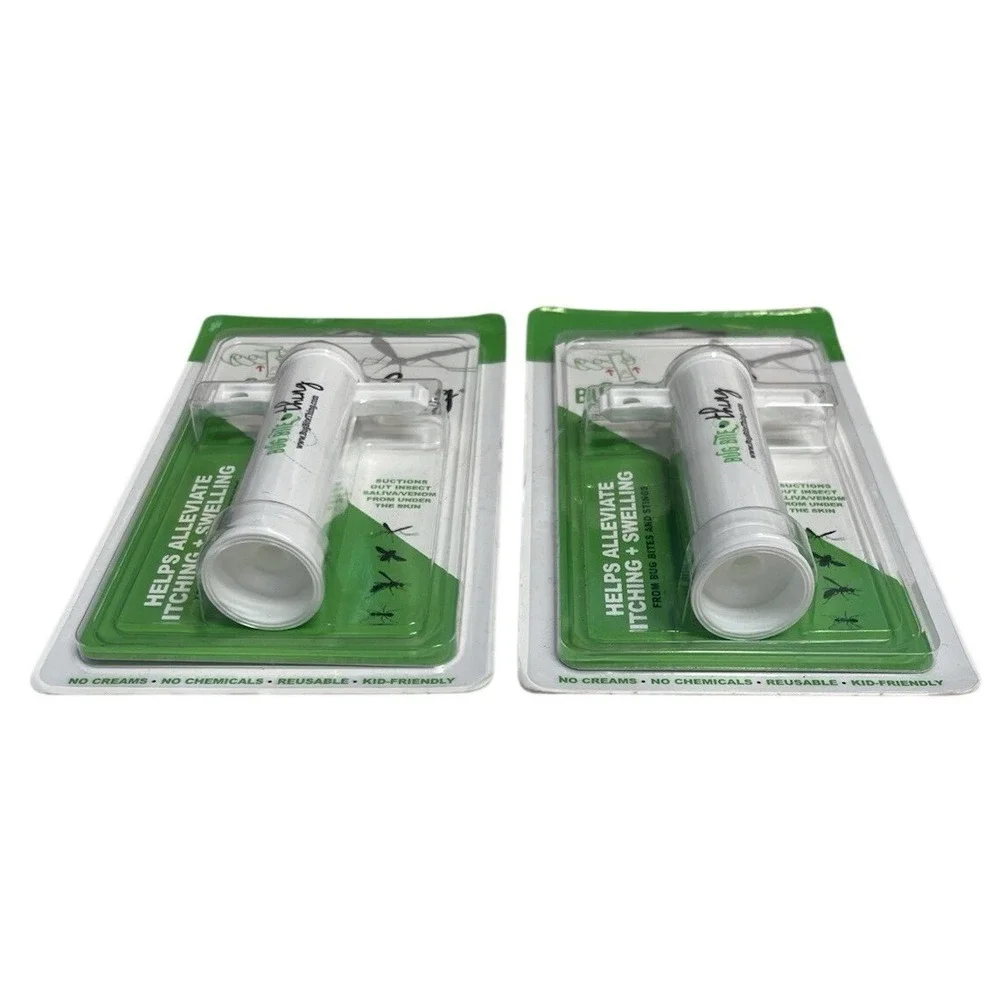 Bug Bite Thing 2 Pack Insect Bite Sting Suction Tool White BBT001-WT New